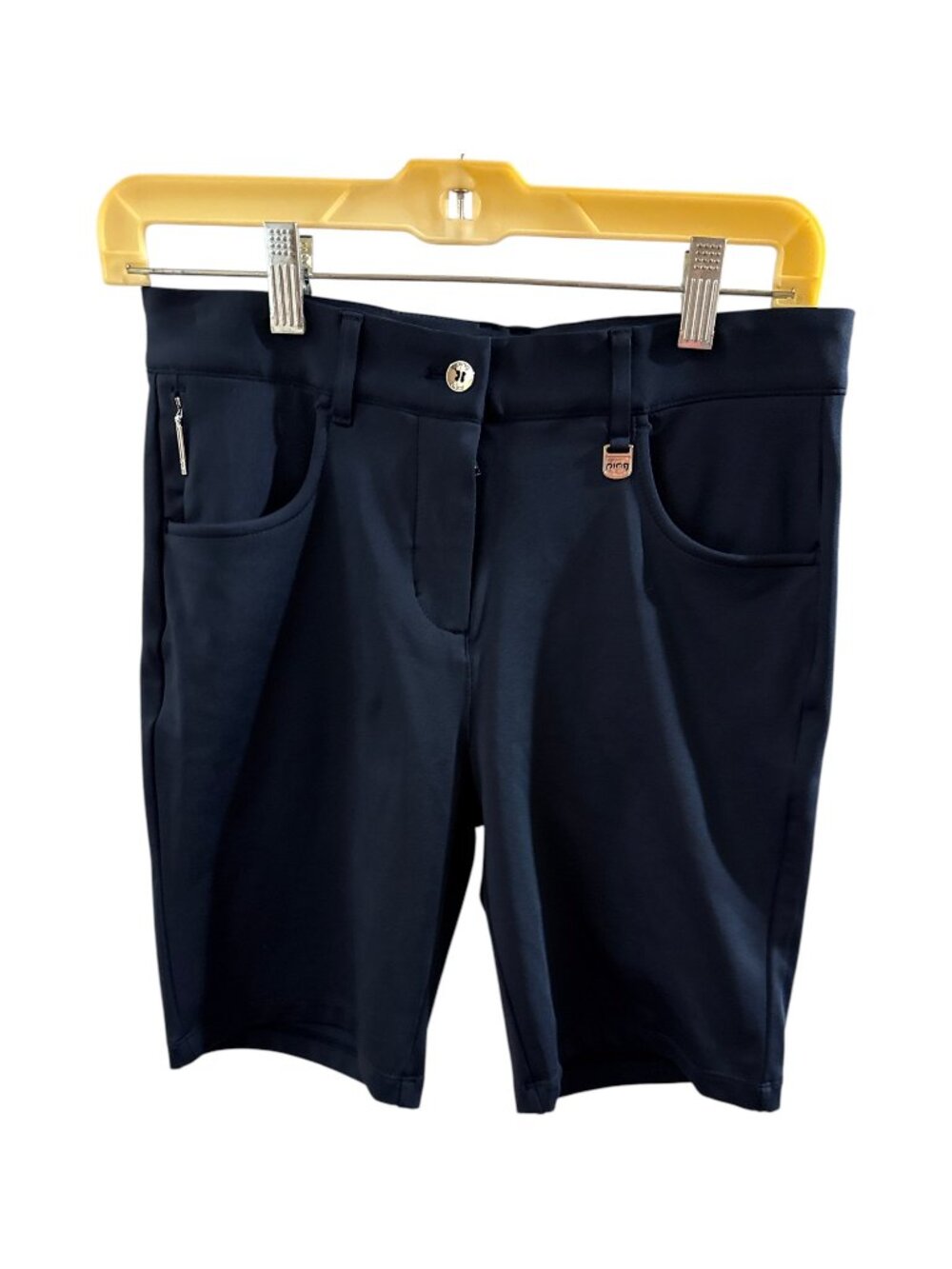 Ping Verity II, NEW with tags, Size 6, Navy Blue Golf Shorts with Zip Pocket Det